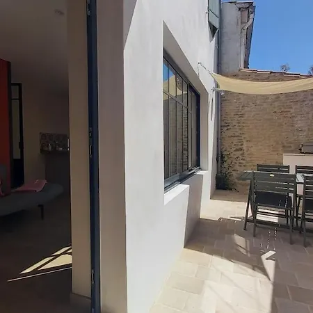 Maison De Village Avec Cour à 700m De La Plage Casa de Férias